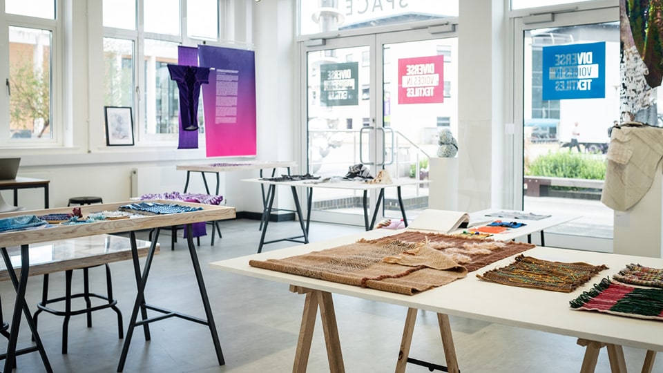 Artwork on display at the Martin Hall Exhibition space