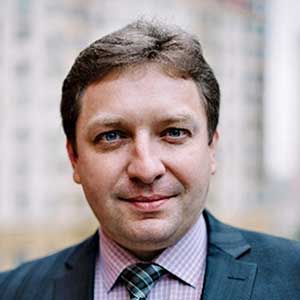 Headshot of IAS Visiting Fellow Professor Oleksandr Dluhopolskyi