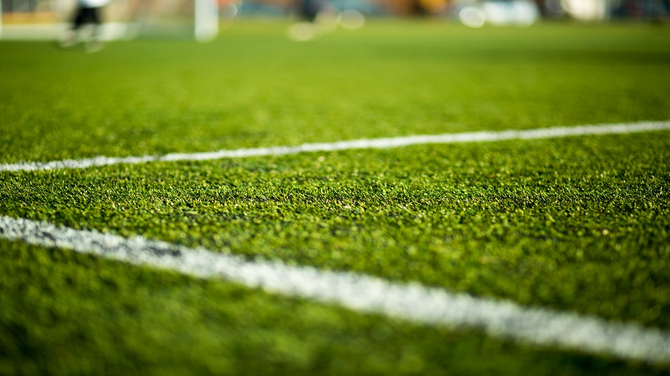 Artificial turf football pitch