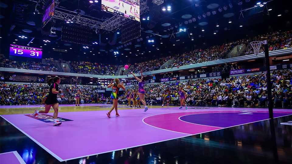 players on court