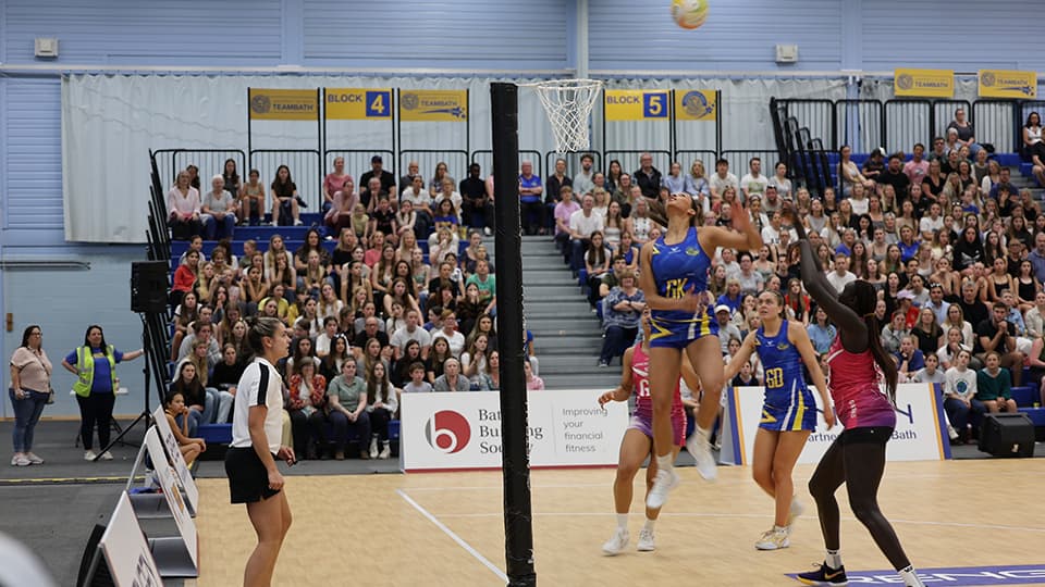 a netball game