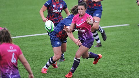 rugby players on the pitch