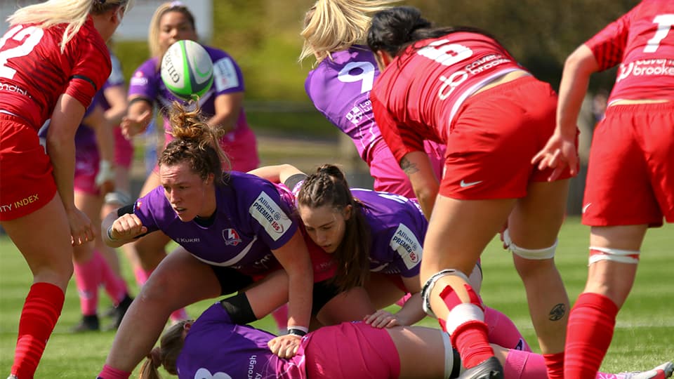 close up of rugby players on the pitch
