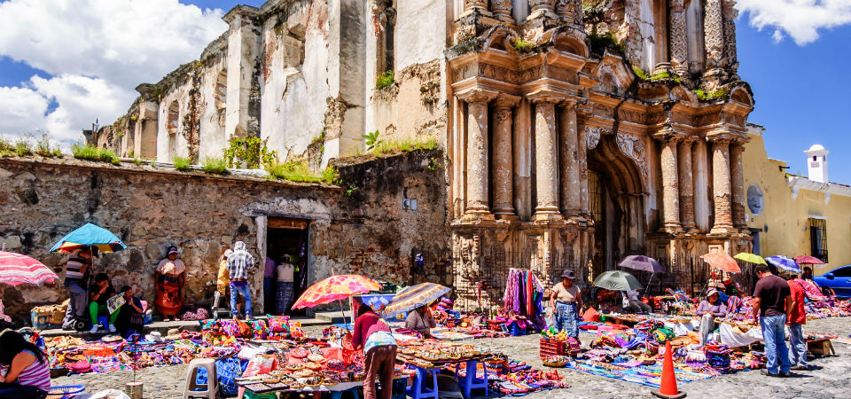 Maya market in Guatemala