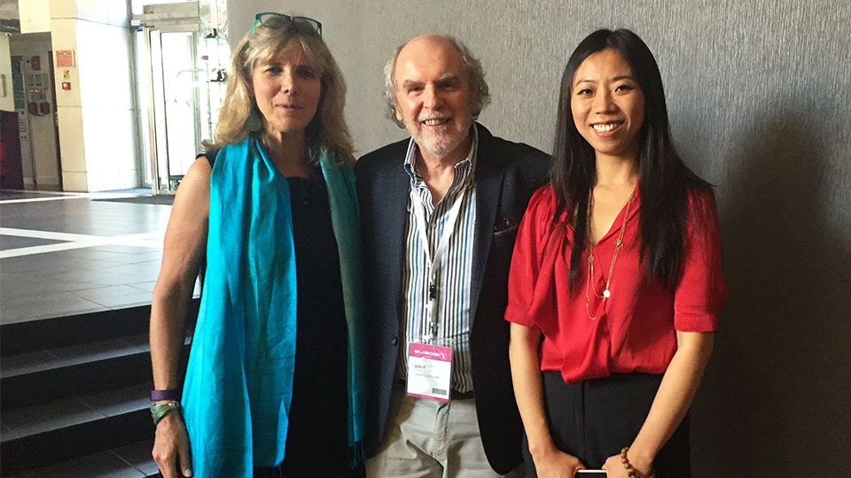 Dr Laura Esserman, Professor Alastair Gale and Dr Yan Chen.