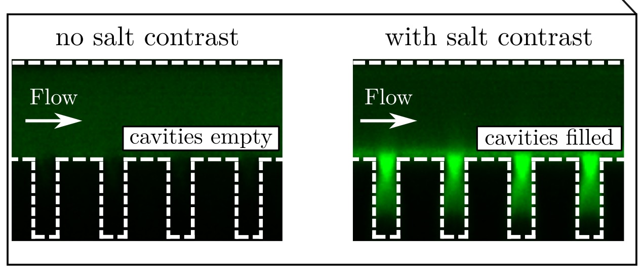 How the mechanisms drives particles down 