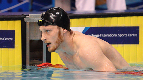 Loughborough swimmer Luke Greenbank