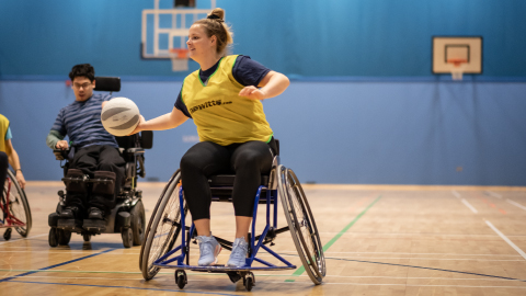 wheelchair basketball image 