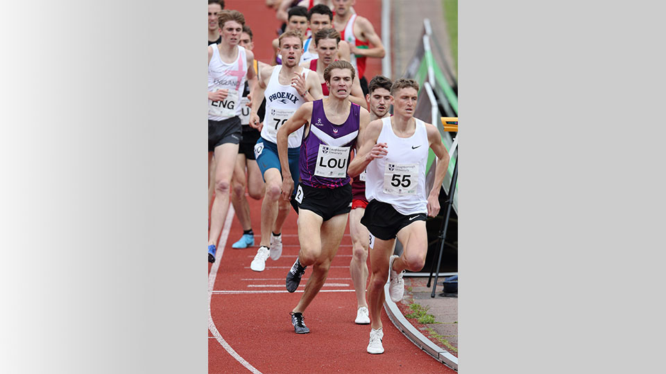 Joshua Lay runs for Loughborough 