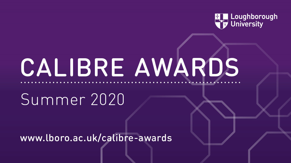 CALIBRE Awards Summer 2020 purple graphic