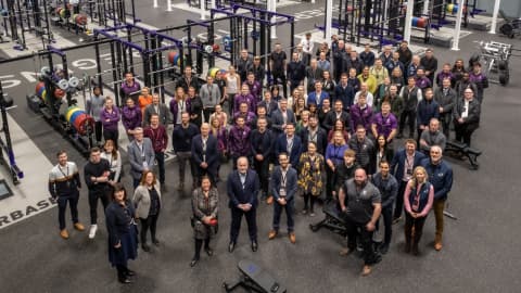 group shot at powerbase