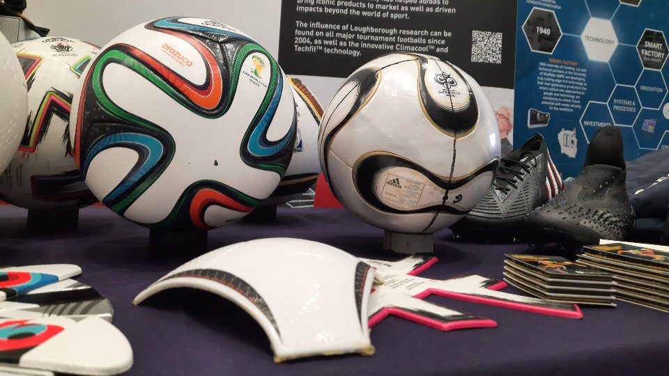 Adidas footballs and football boots