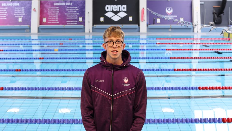 Loughborough swimmer Daniel Wiffen