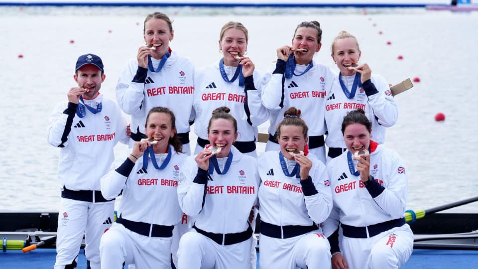 Alumna Annie Campbell-Orde with her silver medal